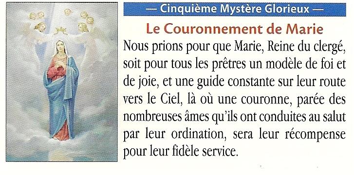 Chapelet pour nos prêtres/Mystères Glorieux 00051310