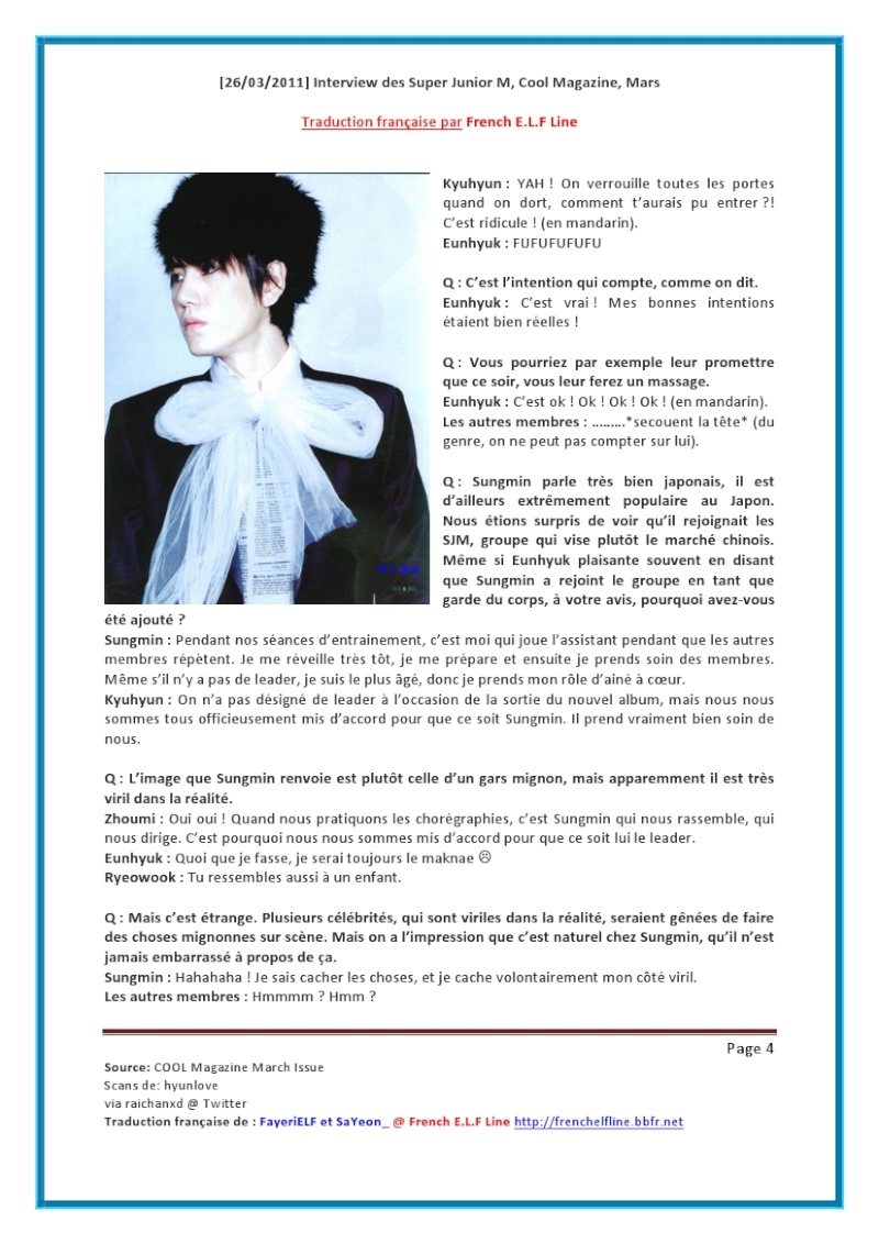 [INTERVIEW] Les Super Junior M pour Cool Magazine (26/03/11) Sjm410