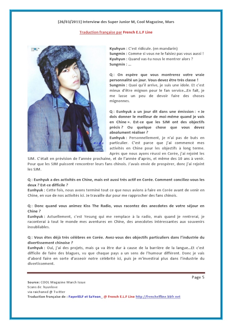 [INTERVIEW] Les Super Junior M pour Cool Magazine (26/03/11) Sjm510