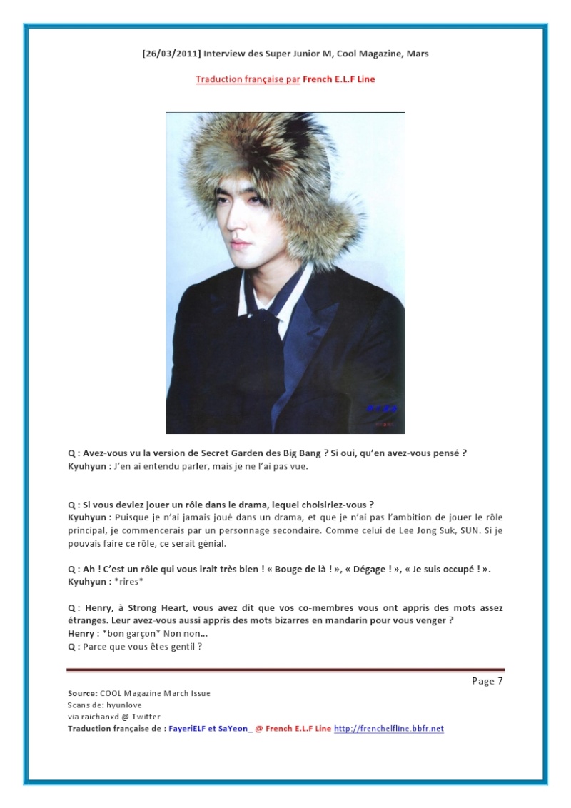 [INTERVIEW] Les Super Junior M pour Cool Magazine (26/03/11) Sjm710