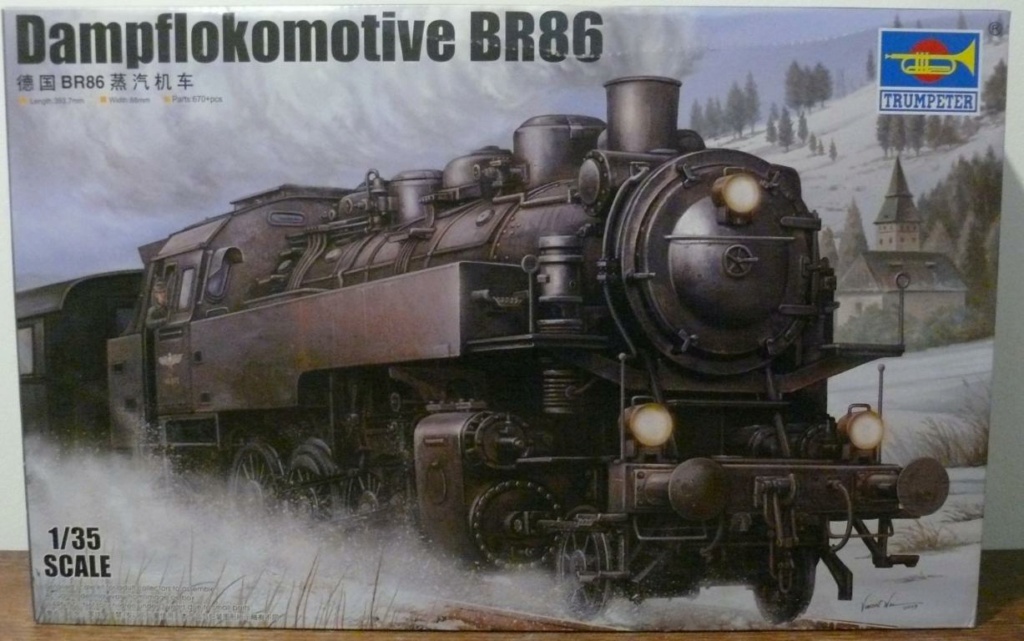 Locomotive allemande BR86 de Trumpeter au 1/35 Locomo12
