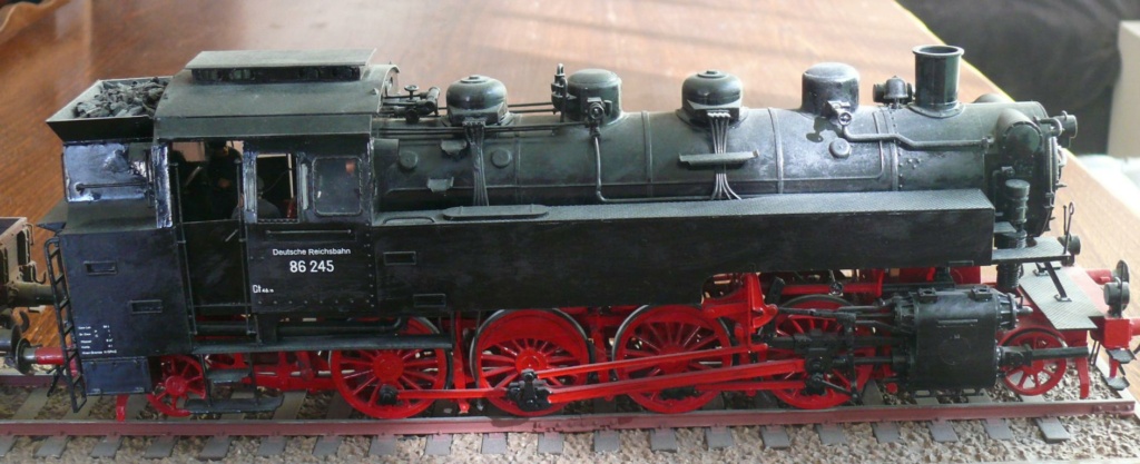 Locomotive allemande BR86 de Trumpeter au 1/35 Locomo57