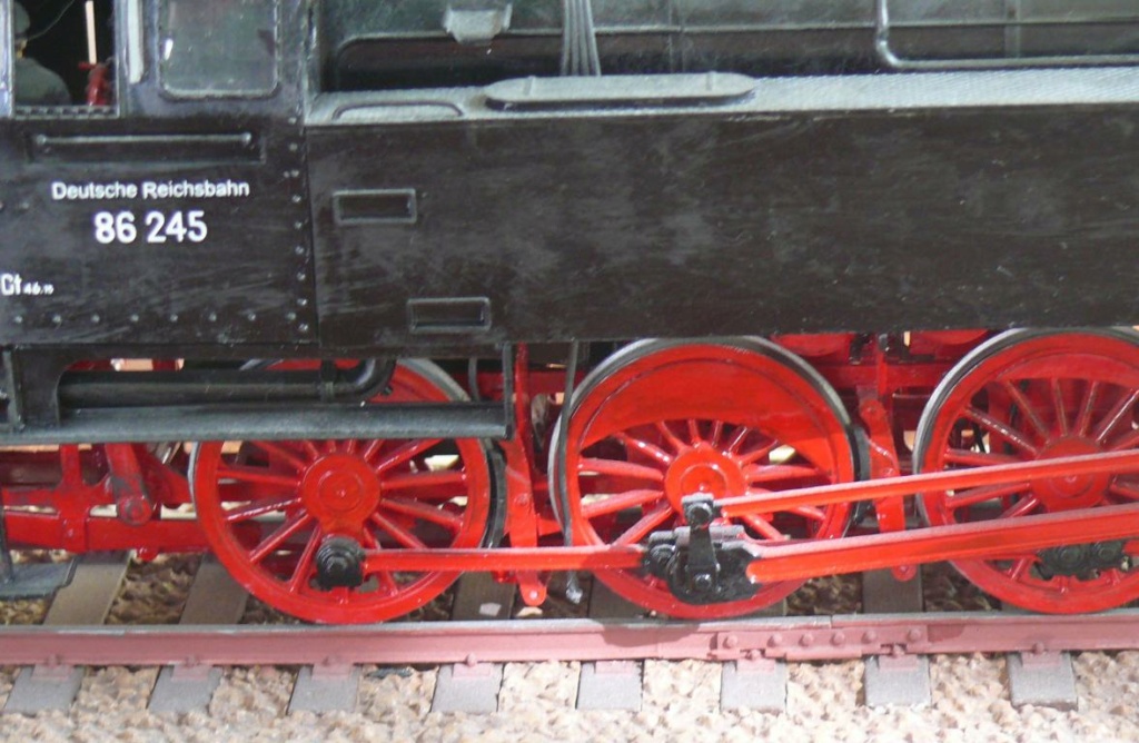 Locomotive allemande BR86 de Trumpeter au 1/35 Locomo58