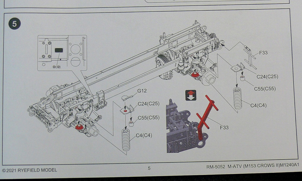 M1240A1 M153 CROWS II de RFM au 1/35 avec intérieur détaillé M1240453