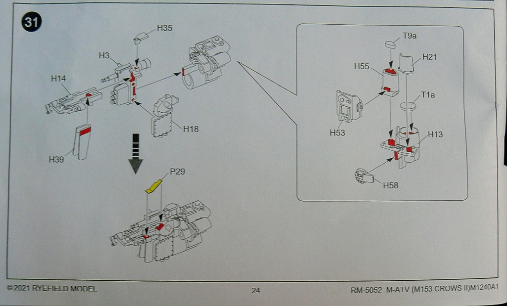 M1240A1 M153 CROWS II intérieur détaillé [RFM 1/35°] de ZEBULON29200 M1240731