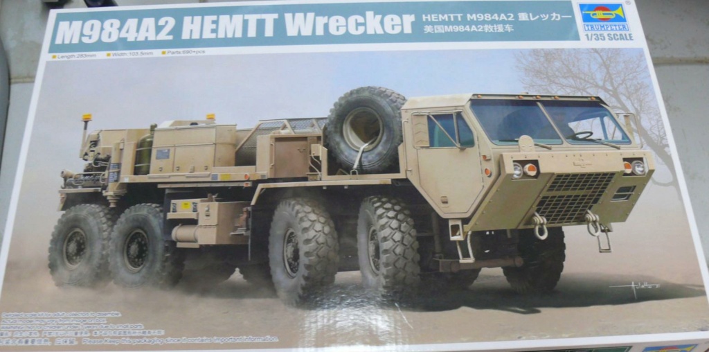 Camion de dépannage M984A2 HEMTT Wrecker de Trumpeter au 1/35 M984a212
