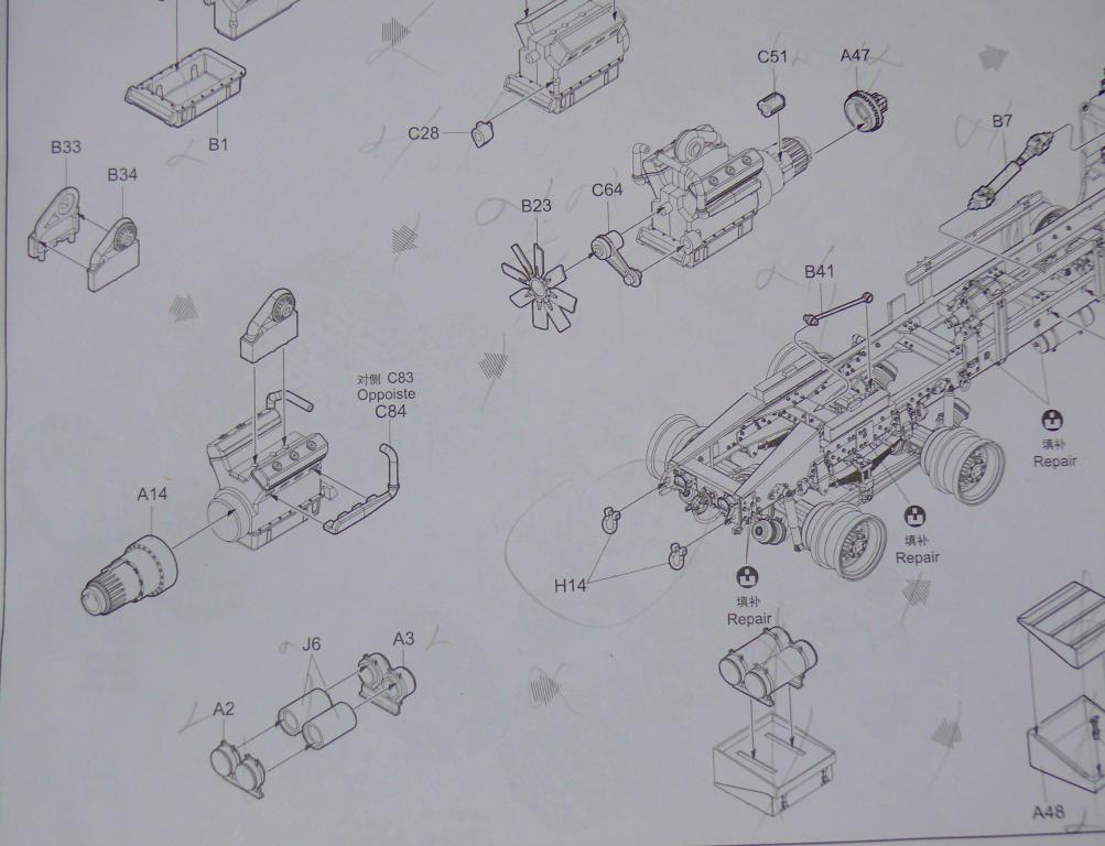 HEMTT M983A2 et Semi remorque M870A1 de TRUMPETER au 1/35 - Page 2 P1320939