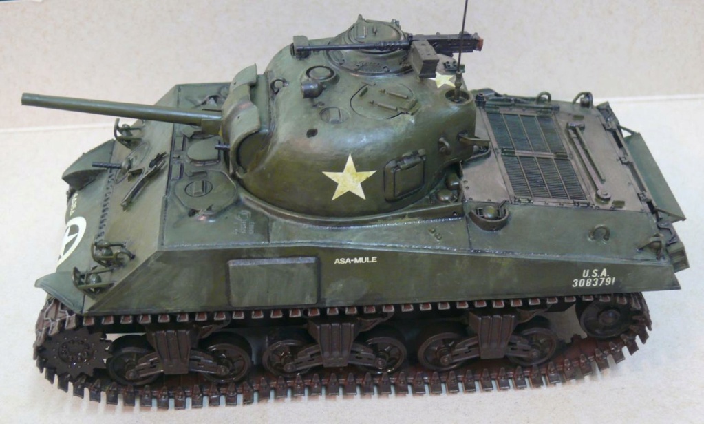 tamiya - Sherman M4A3 de Tamiya au 1/35 + adaptation de Solution Box MIG Sherm117