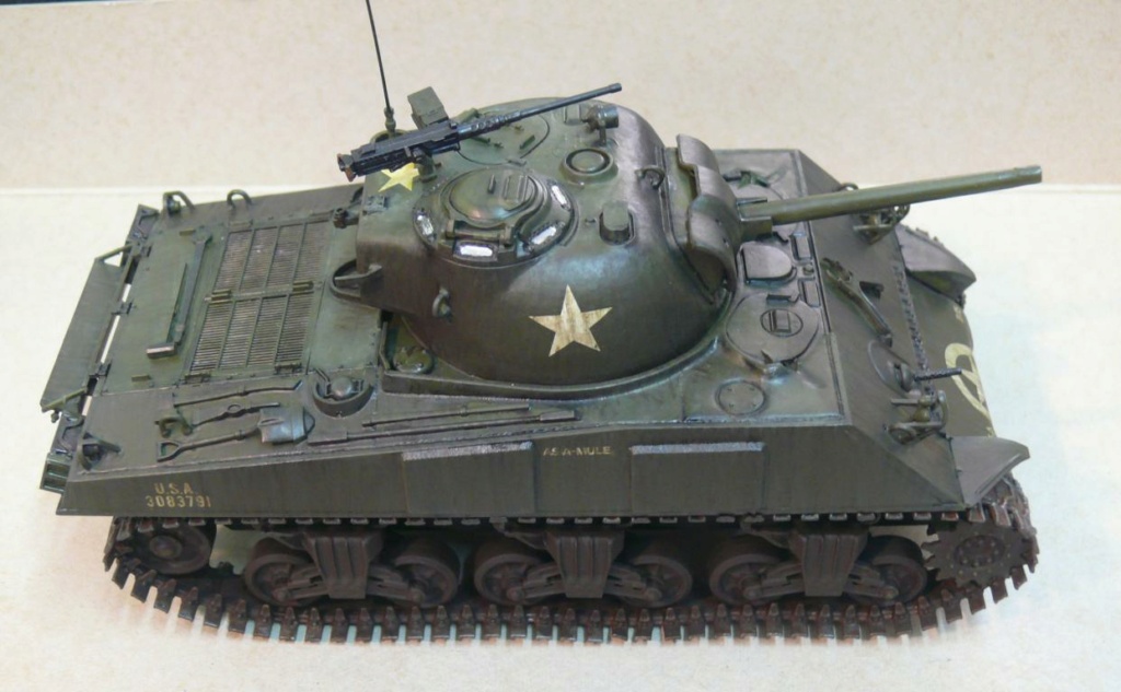 tamiya - Sherman M4A3 de Tamiya au 1/35 + adaptation de Solution Box MIG Sherm123