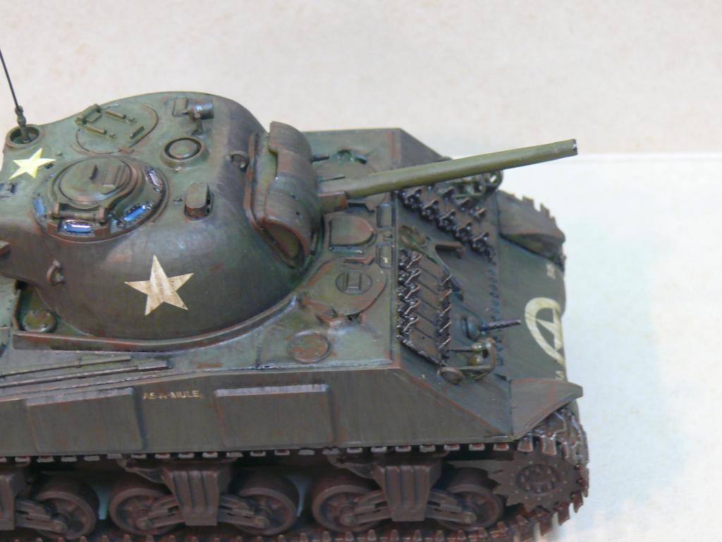 Sherman M4A3 de Tamiya au 1/35 + adaptation de Solution Box MIG Sherm134