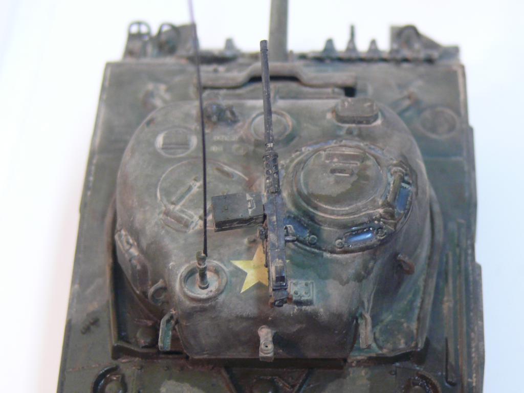 Sherman M4A3 de Tamiya au 1/35 + adaptation de Solution Box MIG Sherm161