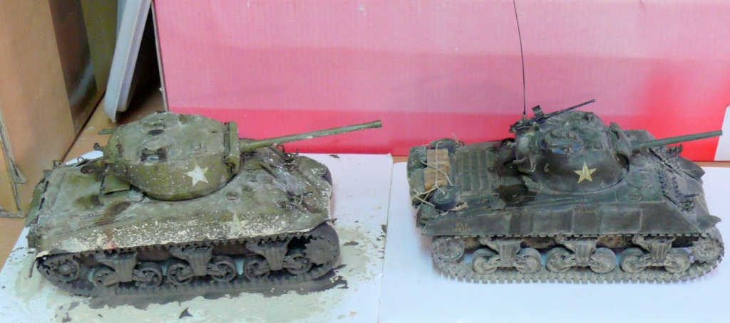 Sherman M4A3 de Tamiya au 1/35 + adaptation de Solution Box MIG Sherm169