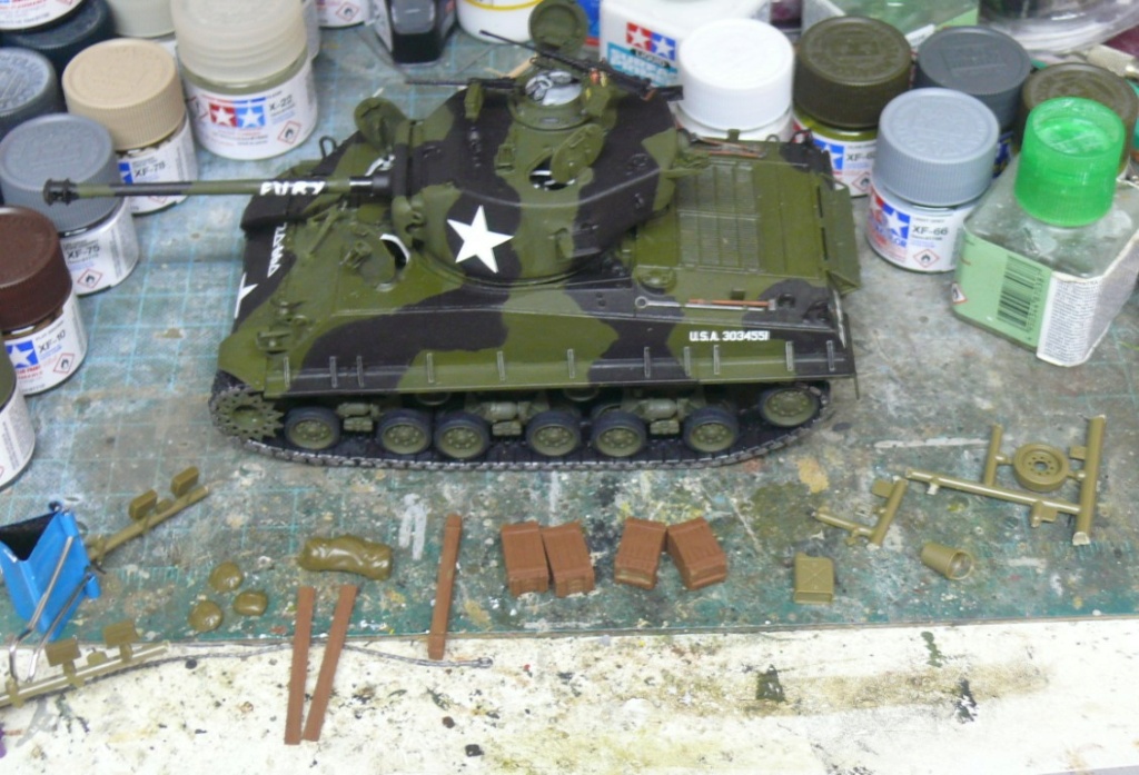 Sherman M4A3E8 Fury [base Italeri 1/35°] de ZEBULON29200 Sherm663