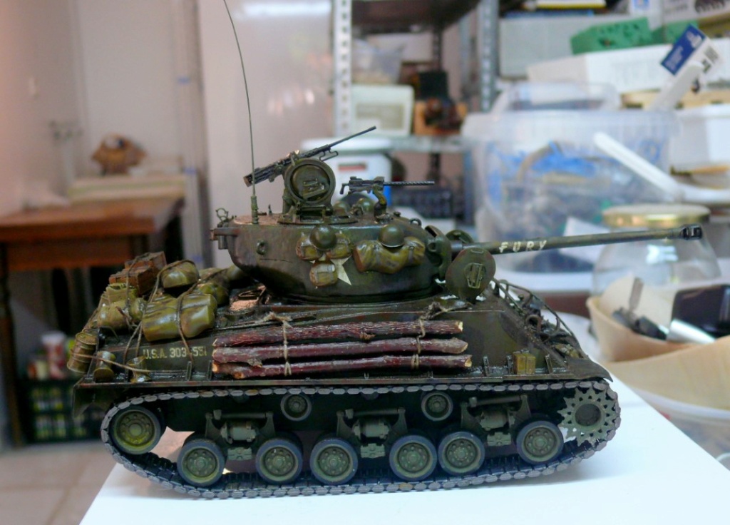 Sherman M4A3E8 "FURY" de Italeri au 1/35 (modifié et amélioré) Sherm708