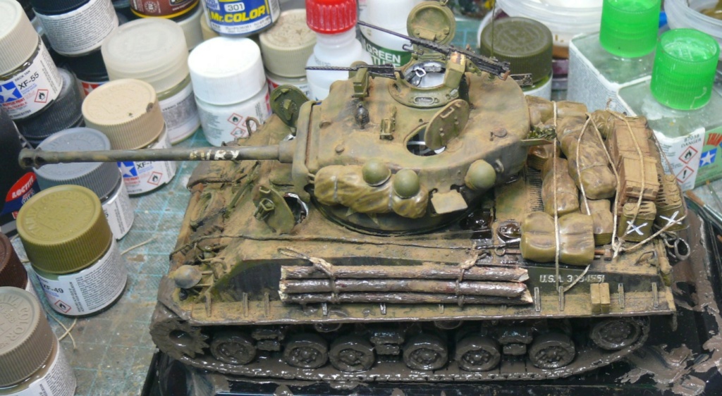 Sherman M4A3E8 Fury [base Italeri 1/35°] de ZEBULON29200 Sherm734