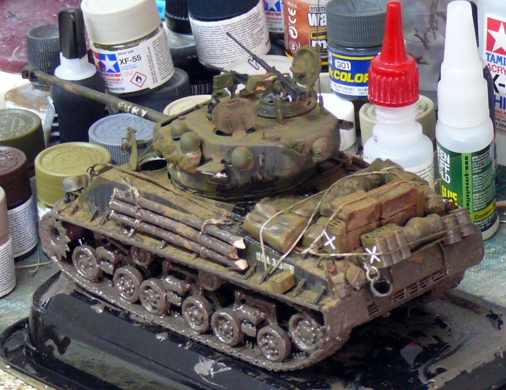 Sherman M4A3E8 Fury [base Italeri 1/35°] de ZEBULON29200 Sherm738