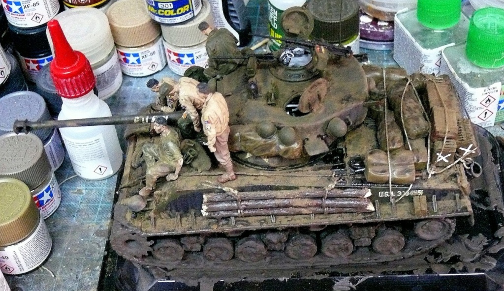Sherman M4A3E8 Fury [base Italeri 1/35°] de ZEBULON29200 Sherm768