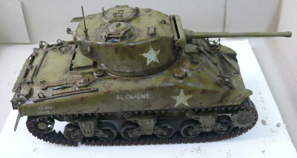 Sherman M4A1 d'Italeri au 1/35 + Solution Box MIG Sherma58