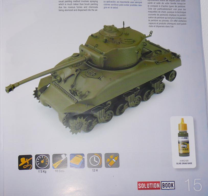 Sherman M4A1 d'Italeri au 1/35 + Solution Box MIG Sherma85