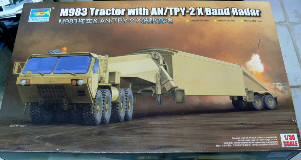 M983 et AN/TPY-2X Band Radar de Trumpeter au 1/35 Tracte10