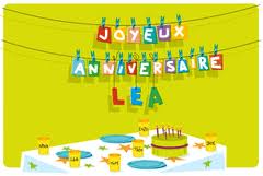 Joyeux Anniversaire Lea