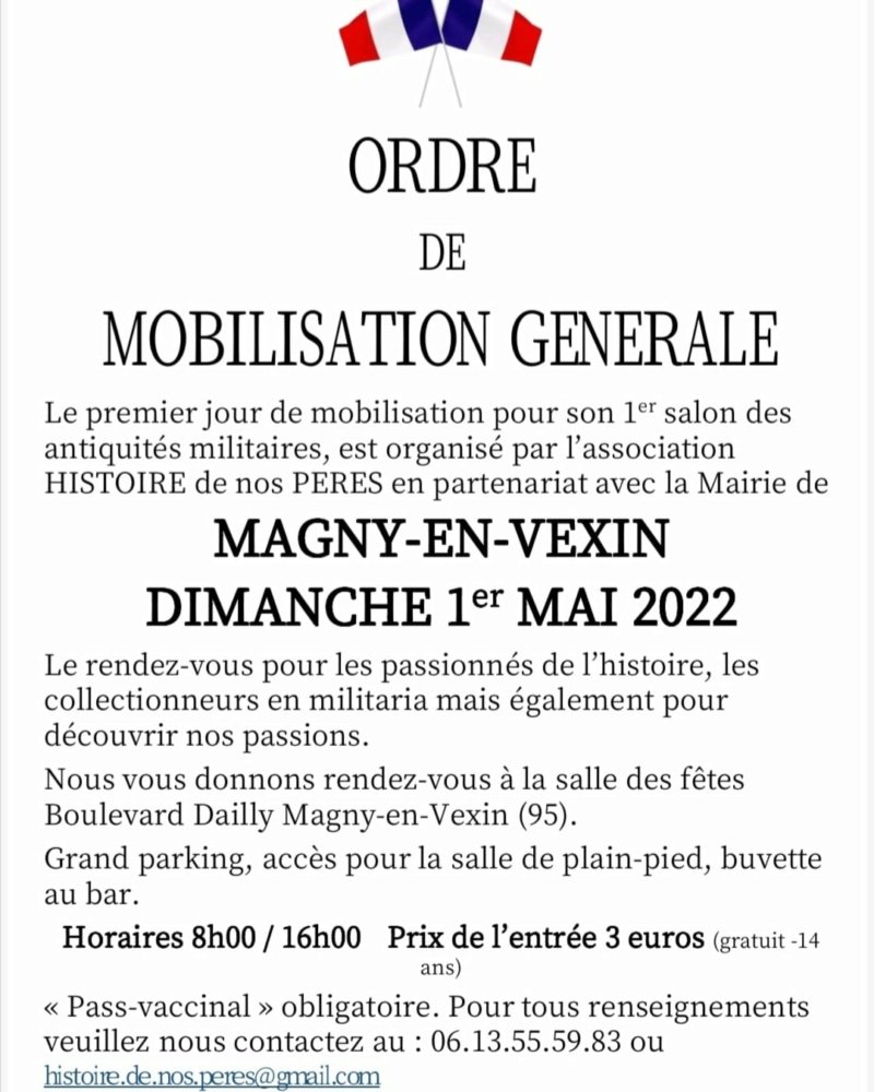 BOURSE à MAGNY en VEXIN (95) 1er MAI 2022 Affich11