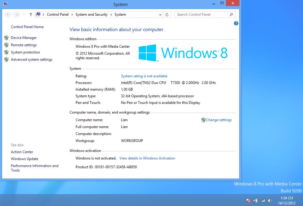 Hướng dẫn kích hoạt Windows 8 Pro bản quyền miễn phí Active10