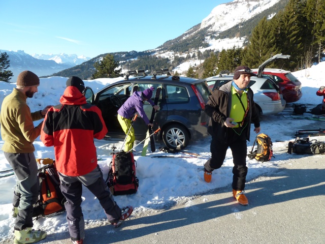 Ski-Alpinisme: 26 janvier 2013: la crête de Lodze  2582 m P1080616