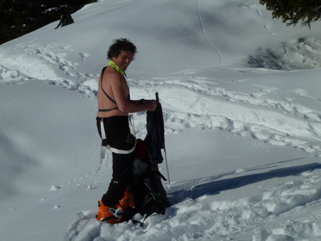 Ski-Alpinisme: 26 janvier 2013: la crête de Lodze  2582 m P1080618