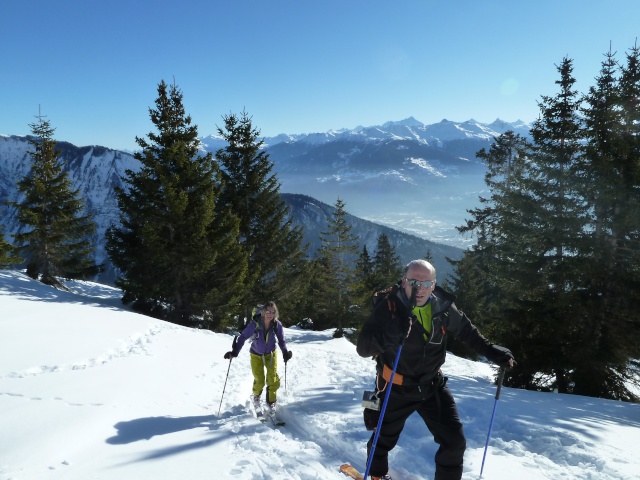 Ski-Alpinisme: 26 janvier 2013: la crête de Lodze  2582 m P1080619