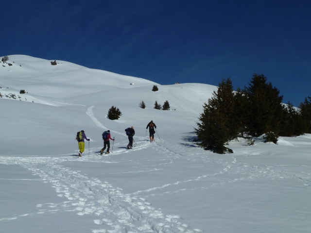 Ski-Alpinisme: 26 janvier 2013: la crête de Lodze  2582 m P1080621
