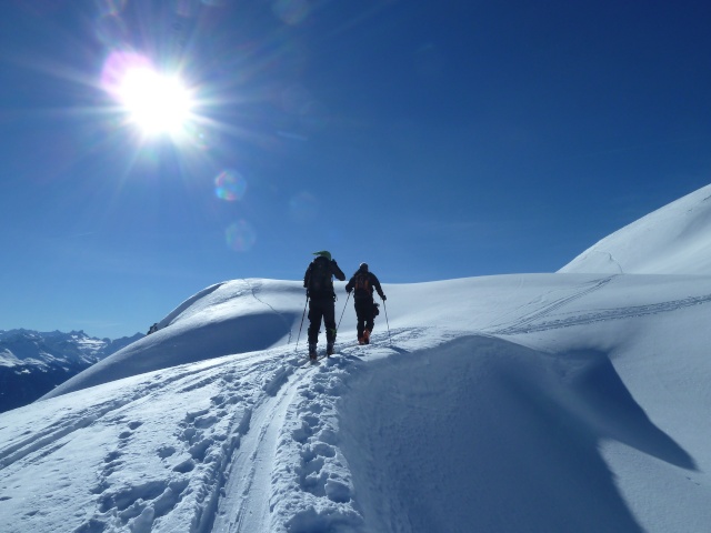 Ski-Alpinisme: 26 janvier 2013: la crête de Lodze  2582 m P1080626