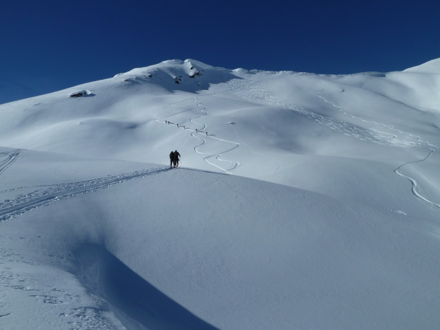 Ski-Alpinisme: 26 janvier 2013: la crête de Lodze  2582 m P1080629