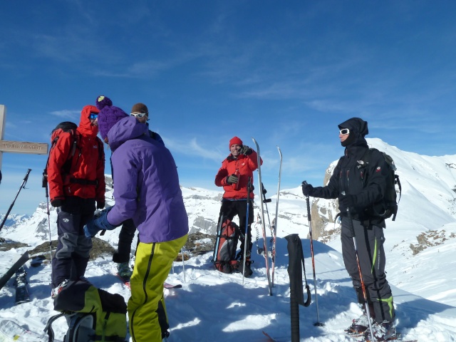 Ski-Alpinisme: 26 janvier 2013: la crête de Lodze  2582 m P1080631