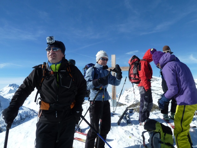 Ski-Alpinisme: 26 janvier 2013: la crête de Lodze  2582 m P1080632