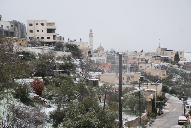 بيت عنان تكتسي حله بيضاء(الثلج) تصوير احمد عمر ربيع Dsc_0457