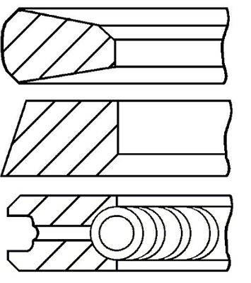 Quel jeu de segments de piston pour Intrac 2002A F3l 912 Goetze10