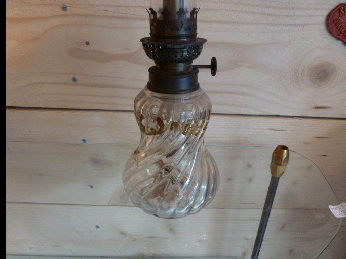 verre de lampe; saupoudreuse, reservoir lampe huile berger etc Lampep13