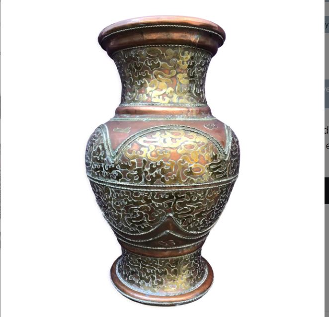 vase en cuivre syrien Syrien10