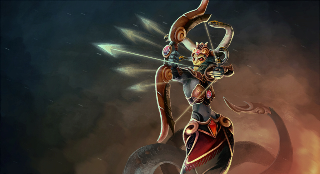 Ảnh Warcraft 3: Lady Vashj - nữ hoàng Naga thân rắn nước mình người (Medusa trong WC3) 97866f10