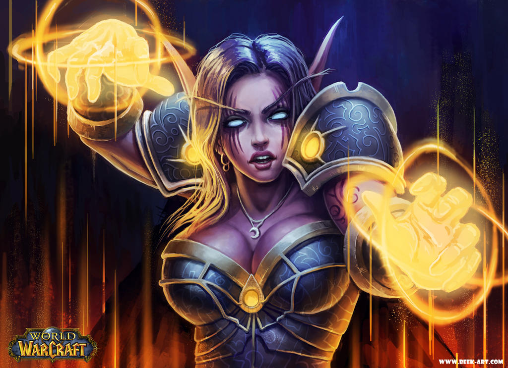 Ảnh Warcraft 3 : Hero và lính đội Night Elf Night_13