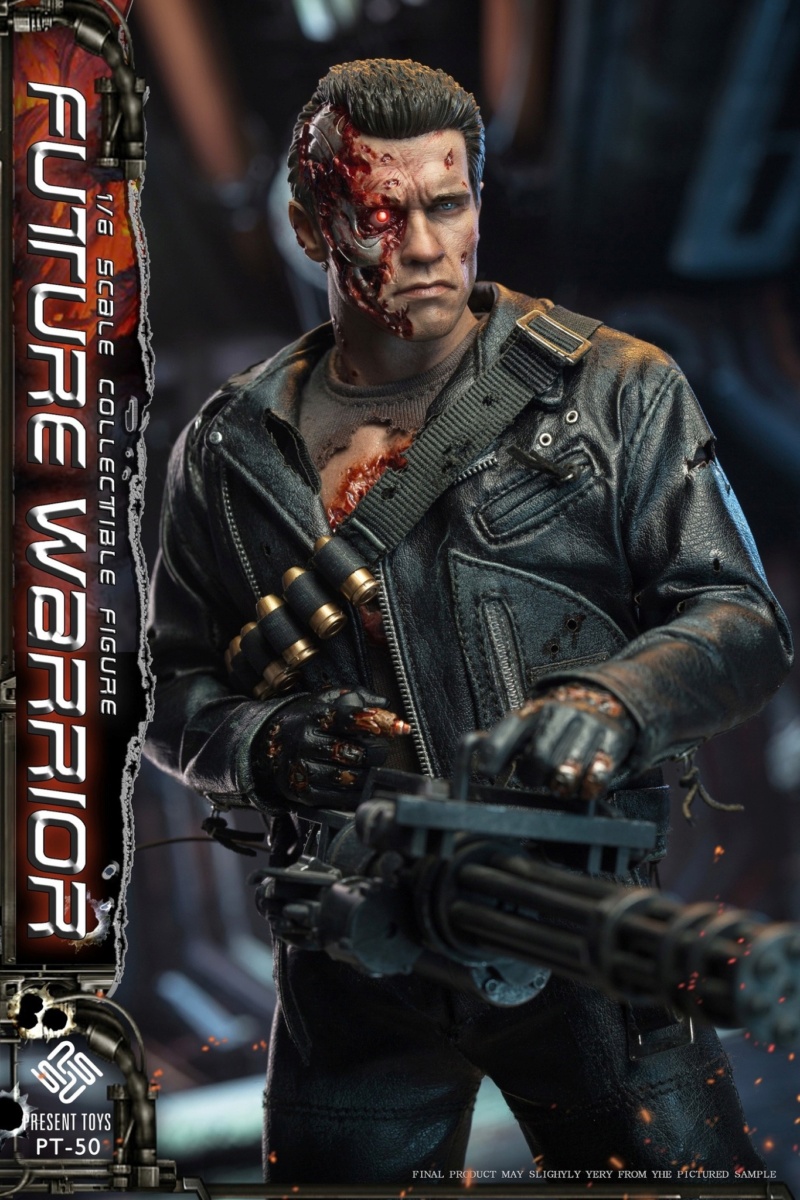 Present Toys : Terminator 2 - T800 Battle Damaged T1214