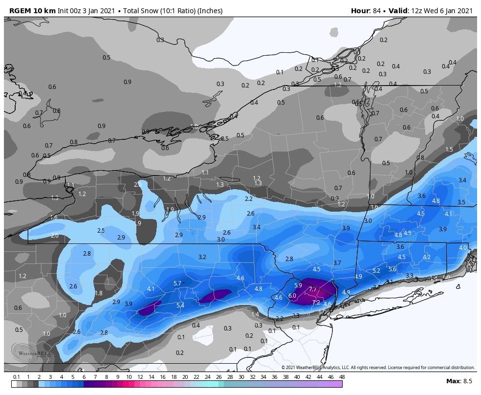 JAN 3rd Storm: I-84 First Snow of 2021 - Page 2 Rgem-a10