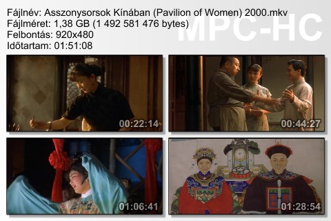 Asszonysorsok Kínában (Pavilion of Women) 2000 DVDRip x264 Hun mkv (16)  Asszon13