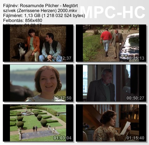 Rosamunde Pilcher - Megtört szívek (Rosamunde Pilcher: Zerrissene Herzen) 2000 DVDRip x264 Hun mkv Rosamu95