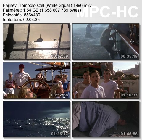 Tomboló szél / Szélvihar (White Squall) 1996 DVDRip x264 Hun mkv Tombol13