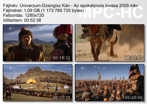  Univerzum - Dzsingisz Kán - Az apokalipszis lovasa (Genghis Khan - Rider of the Apocalypse) 2005 HDTV 720p x264 Hun mkv (12) Univer60