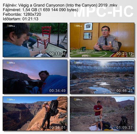Végig a Grand Canyonon (Into the Canyon) 2019 HDTV 720p x264 Hun mkv Vzogig12