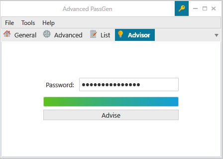 Advanced PassGen 1.7.0.0 - Δημιουργήστε πολύπλοκους κωδικούς πρόσβασης 1107