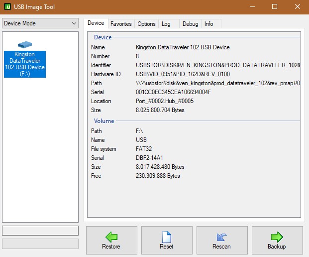 USB Image Tool 1.85 - Κάντε backup και restore στo USB σας με ευκολία 1209